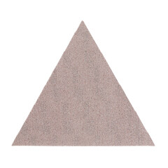 Лист шлифовальный треугольный Abraforce EcoNet 280 мм Р80 на липучку сетчатая основа (3 шт.) (АМ191025) - фото 1