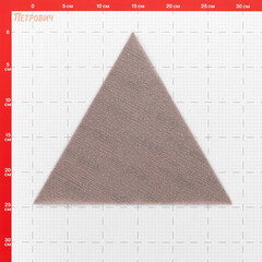 Лист шлифовальный треугольный Abraforce EcoNet 280 мм Р120 на липучку сетчатая основа (3 шт.) (АМ191026) - фото 2