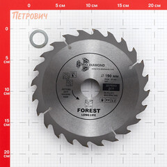 Диск пильный по дереву Trio-Diamond 190х30х1,6 мм 24 зуба (FLL811) - фото 3