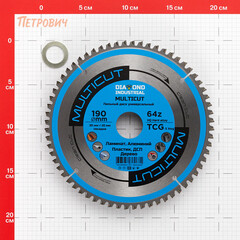 Диск пильный универсальный Diamond Industrial MultiCut 190х30х2,6 мм 64 зуба (DIDM190Z64) - фото 6