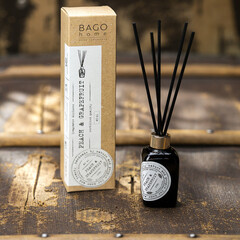 Аромадиффузор с палочками Bago home Персик и грейпфрут 40 мл - фото 3
