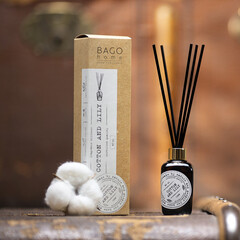 Аромадиффузор с палочками Bago home Хлопок и лилия 40 мл - фото 3