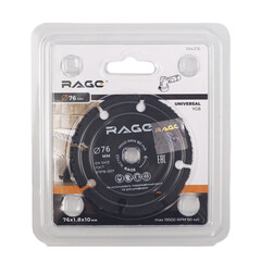 Диск пильный универсальный для мини УШМ Rage by Vira 76x10x1,8 мм 8 зубьев (594376) - фото 7