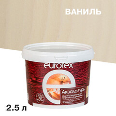 Изображение товара Лак антисептик акриловый Eurotex Аквалазурь ваниль 2,5 л