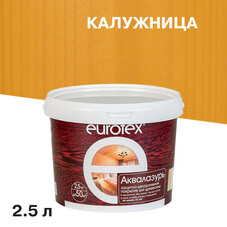 Лак антисептик акриловый Eurotex Аквалазурь калужница 2,5 л