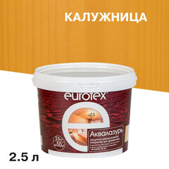 Изображение товара Лак антисептик акриловый Eurotex Аквалазурь калужница 2,5 л