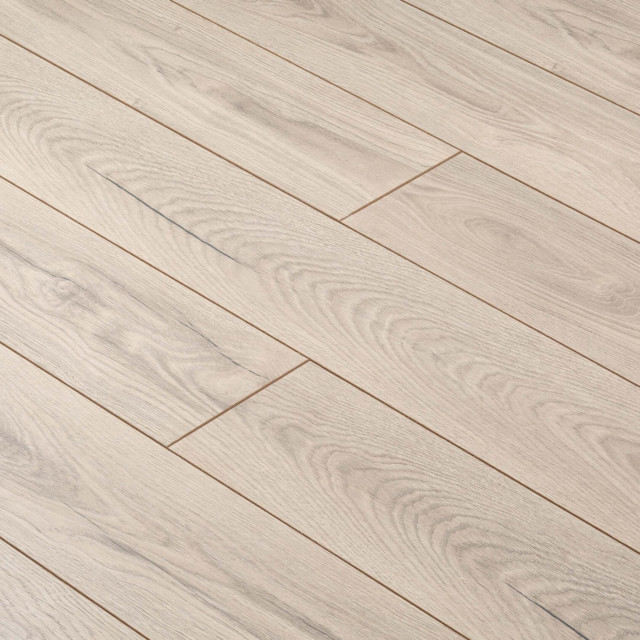 Изображение товара Ламинат 33 класс Ultradecor Expert Choice дуб светлый карпентер 8 мм фаска глянцевая 2,22 м2