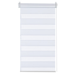 Рулонная штора день-ночь 100х160 см Decofest Бейс мини белая - фото 9