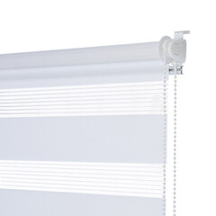 Изображение товара Рулонная штора день-ночь 100х160 см Decofest Бейс мини белая