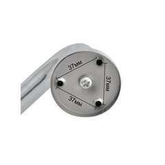 Поручень для ванной Solinne 335 мм нержавеющая сталь хром (2557,001) - фото 6