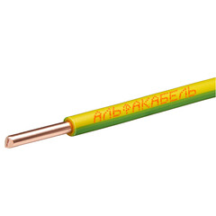 Изображение товара Провод Альфакабель ПуВнг(А)-LS 1х4 желто-зеленый барабан