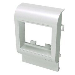 Рамка для кабель-канала DKC In-liner PDA-45N 80 белая 2 модуля (513) - фото 1