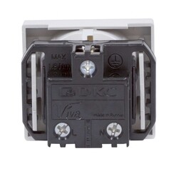 Розетка для кабель-канала DKC Viva серая со шторками 2 модуля (45025DIY) - фото 4