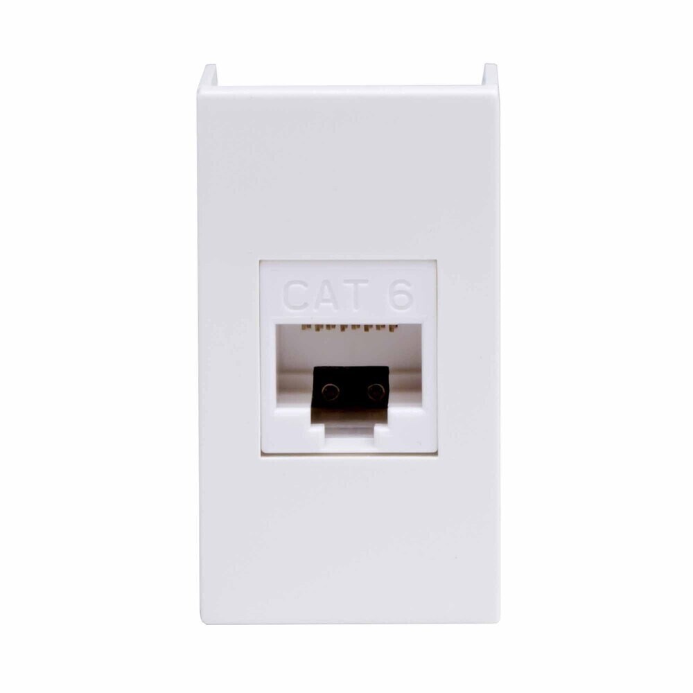 

Розетка для кабель-канала компьютерная DKC Viva белая RJ45 2 модуля (45058), Белый