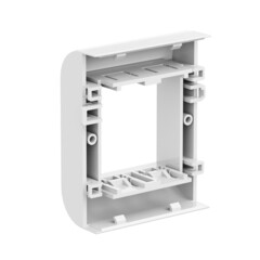 Рамка для кабель-канала DKC Brava PDA-BN 80 белая 2 модуля (10443DIY) - фото 4