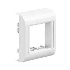 Изображение товара Рамка для кабель-канала DKC Brava PDA-BN 80 белая 2 модуля (10443DIY)