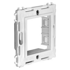 Адаптер для рамки для кабель-канала DKC Brava белый 2 модуля (75020W) - фото 4