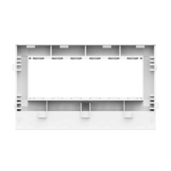 Рамка для кабель-канала DKC Brava PDA-3BN 100 белая 6 модулей (10653) - фото 3
