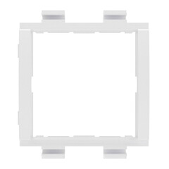 Адаптер для рамки для кабель-канала DKC Brava белый 2 модуля (F0000MDIY) - фото 1