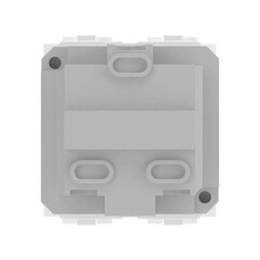 Розетка для кабель-канала DKC Brava белая со шторками 2 модуля (76482BDIY) - фото 3