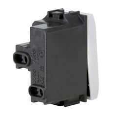 Выключатель для кабель-канала DKC Brava белый 1 модуль (76001BDIY) - фото 4