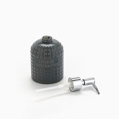 Дозатор для мыла See You Home настольный керамика серый (9626175) - фото 3