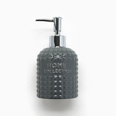 Дозатор для мыла See You Home настольный керамика серый (9626175) - фото 4