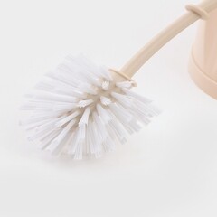 Ершик для унитаза Альтернатива напольный пластик бежевый (6628618) - фото 4