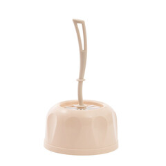 Ершик для унитаза Альтернатива напольный пластик бежевый (6628618) - фото 1