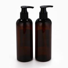 Набор дозаторов для шампуня и кондиционера See You Home Sweet Home пластик белый/коричневый - фото 5