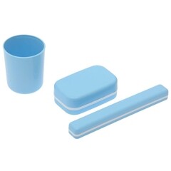 Набор аксессуаров дорожный Полимербыт 3 предмета пластик - фото 5