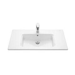 Раковина Roca The Gap Unik 80 см встраиваемая белая (7.3279.A.400.0) - фото 5