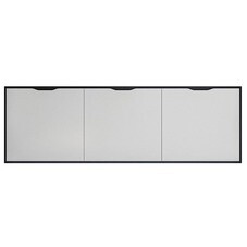 Экран для ванны фронтальный 1Marka Grunge Loft МДФ 150х55 см белый откидной (GL150IceWhite)