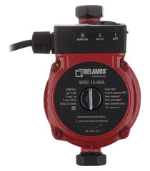 Циркуляционный насос для повышения давления Belamos BRS15/90А DN20 подъем 9 м 160 мм с гайками (19/15А) - фото 2