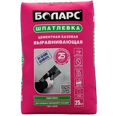 Изображение товара Шпаклевка цементная Боларс выравнивающая белая 25 кг