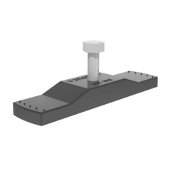 Крепление для решетки к пластиковому лотку Gidrolica (108) - фото 5