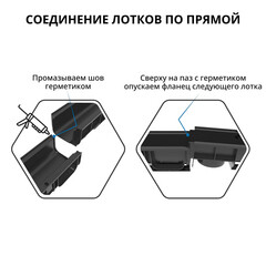 Лоток водоотводный пластиковый 1000х145х100 мм Gidrolica класс С250 (804) - фото 11