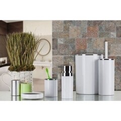 Стакан для ванной Primanova Lenox настольный пластик белый (M-E33-01) - фото 2