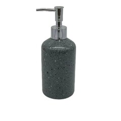 Дозатор для мыла Primanova Grey настольный керамика серый (DR-81210) - фото 1