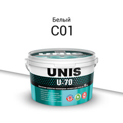 Изображение товара Затирка цементно-полимерная Unis U-70 С01 белая 2 кг