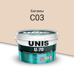 Изображение товара Затирка цементно-полимерная Unis U-70 С03 багамы 2 кг
