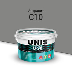 Изображение товара Затирка цементно-полимерная Unis U-70 С10 антрацит 2 кг