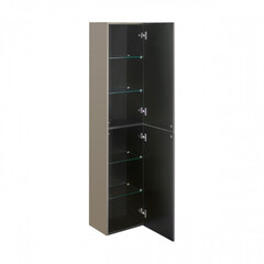 Пенал Roca Ona 40 см подвесной бежево-серый матовый - фото 5