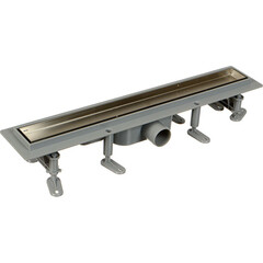 Изображение товара Лоток душевой Terma Light Стайл с комбинированным затвором 500х60 мм d40/50 мм решетка из нержавеющей стали (34124)