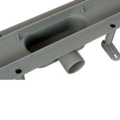 Лоток душевой Terma Light Стайл с комбинированным затвором 600х60 мм d40/50 мм решетка из нержавеющей стали (34125) - фото 5