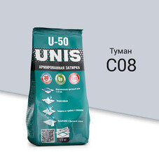 Затирка цементная Unis U-50 С08 туман 1,5 кг