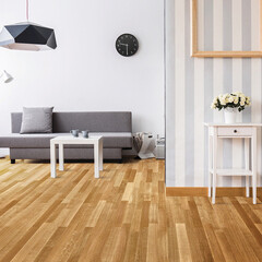 Паркетная доска Tarkett Salsa дуб суприм браш матовый 2,658 кв.м 14 мм трехполосная брашированная - фото 7