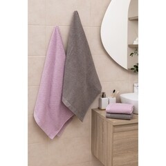 Полотенце махровое банное Василиса Корфу 70х130 см пудровое - фото 2