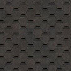 Черепица гибкая Docke Eurasia Шестигранник серая 3 кв.м