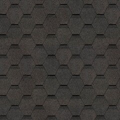 Черепица гибкая Docke Eurasia Шестигранник серая 3 кв.м - фото 1